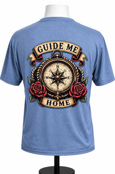 Guide Me Home Tee - Gray