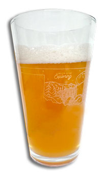 Laser Etched Pint Glass