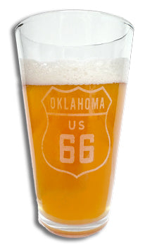 Laser Etched Pint Glass