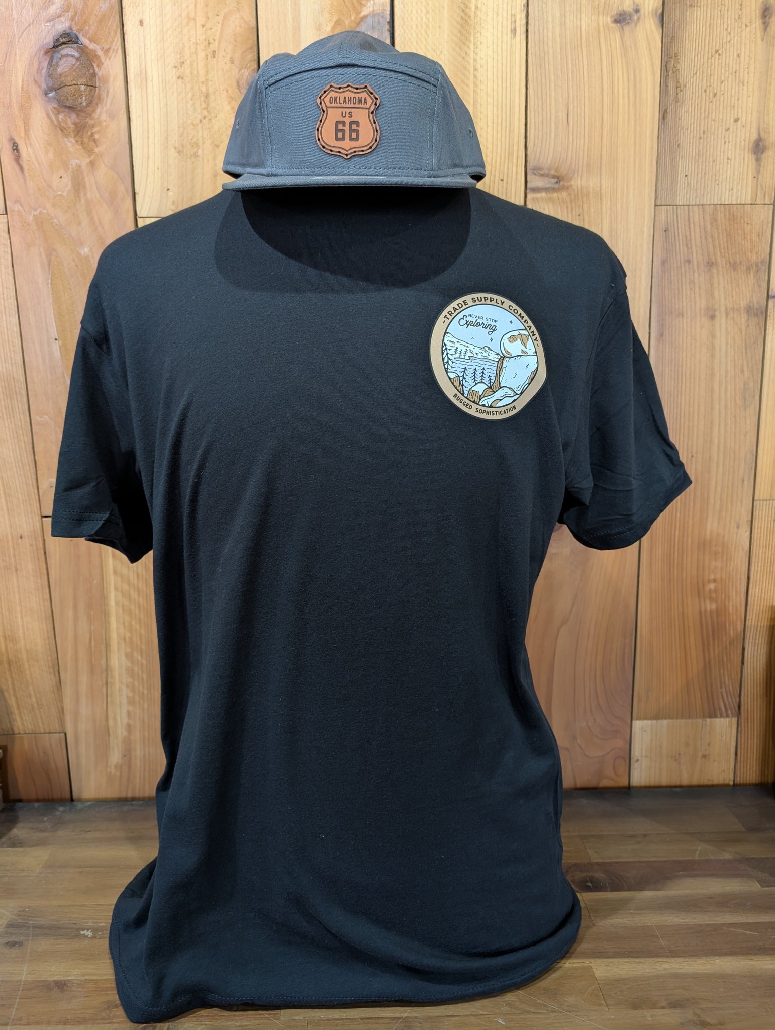 Never Stop Exploring Tee - Black