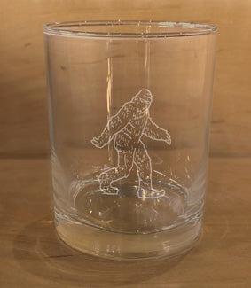 Laser Etched Rocks Glass