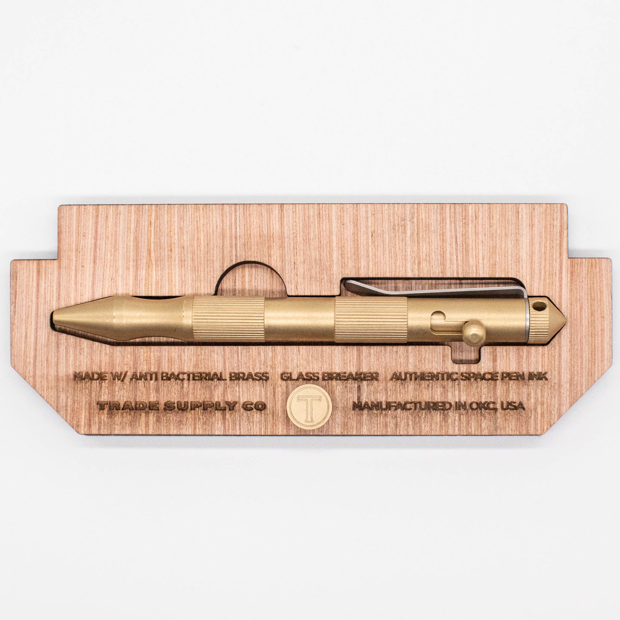 The Cutlass - Brass Bolt Action Pen