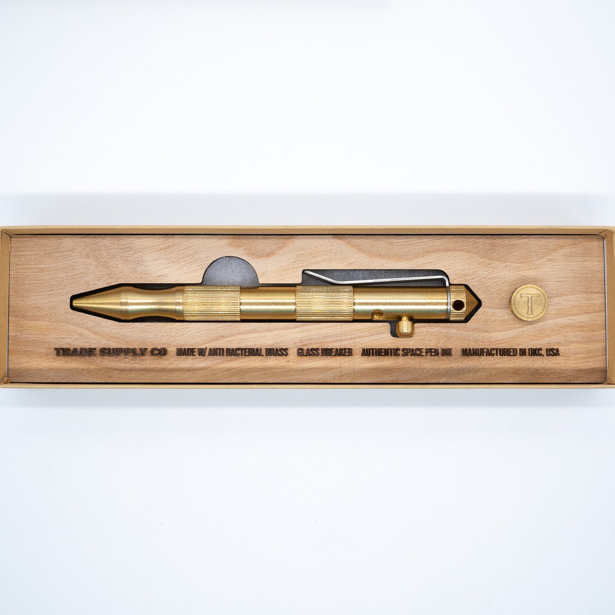 The Cutlass - Brass Bolt Action Pen