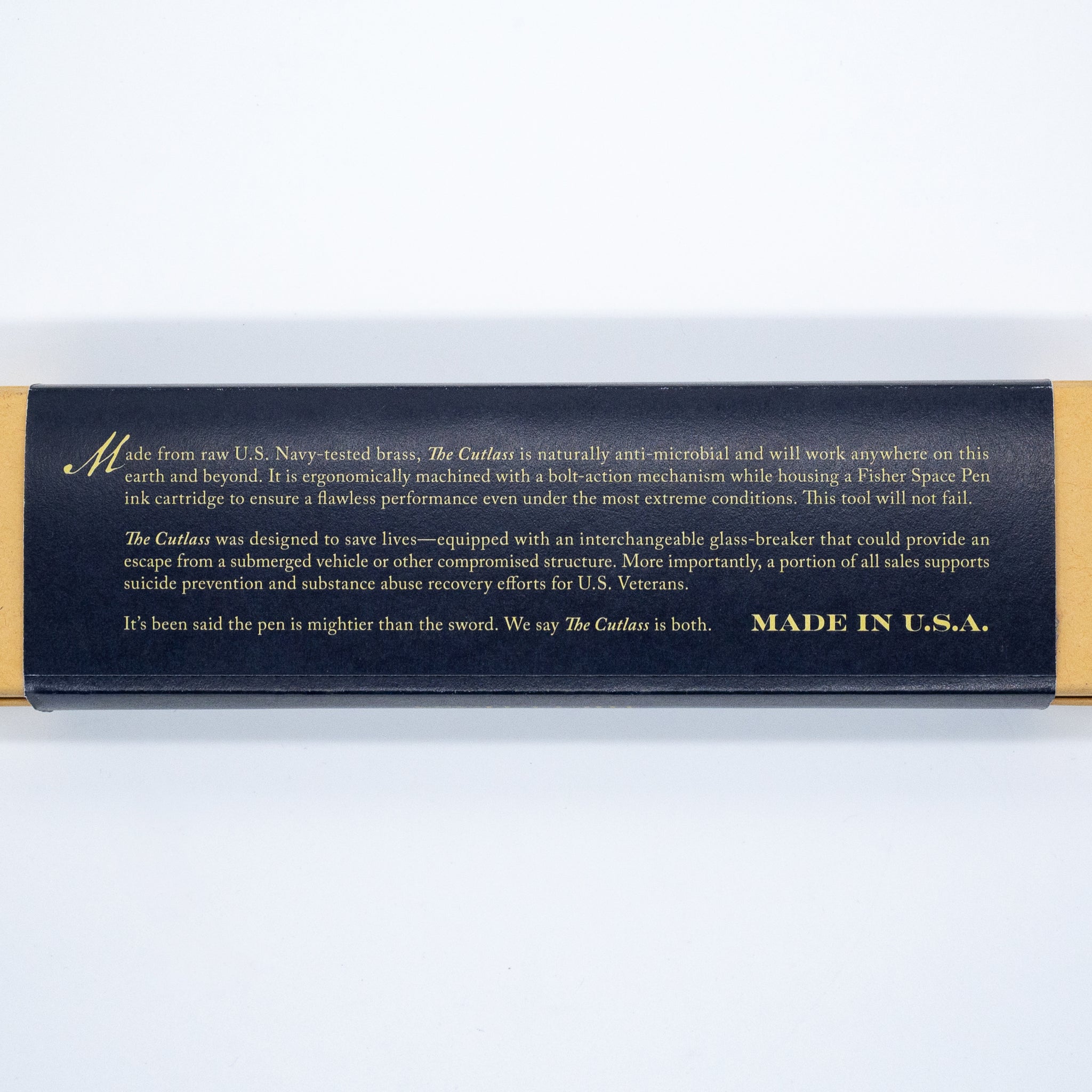 The Cutlass - Brass Bolt Action Pen